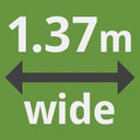 1.37m Wide