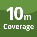 Up to 10m Coverage