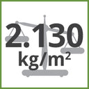 2.13kg/m² Total Weight