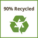 90% Recycled